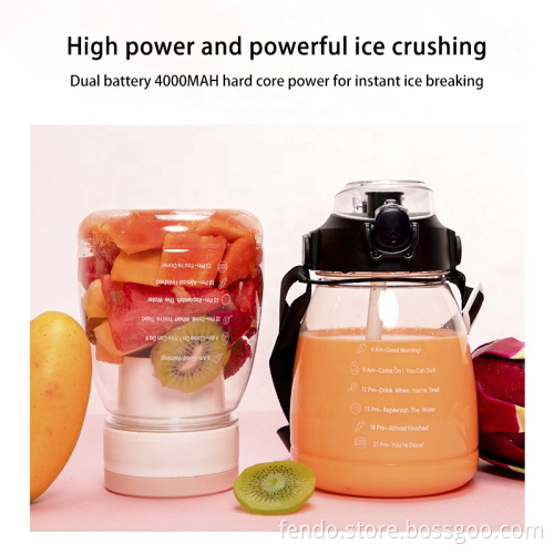 2024 NEW 7.4V Wireless Stainless Steel Portable Juicer Cup